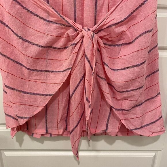 Anthropologie Holding Horses Striped Tie-Front Mini Skirt. Multicolor. Medium. - Picture 5 of 11